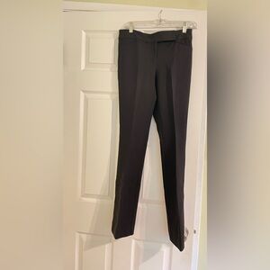 White House Black Market Women’s Sleek Stretchy Black Slacks Trousers